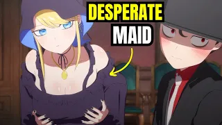 Cursed boy lives with his Thicc maid who is desperate to make love