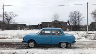 Пытаюсь завести Запорожец после зимнего простоя.Выехал в город  на Запорожце!