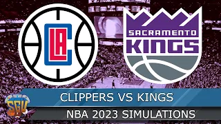 Los Angeles Clippers vs Sacramento Kings | NBA Today 2/24 Full Game Highlights (NBA 2K23 Sim)