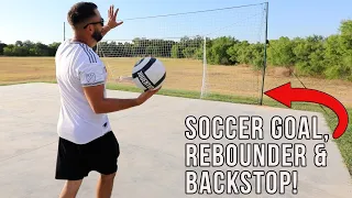 Soccer Goal + Rebounder + BackStop for under $300 | OpenGoaaal Review