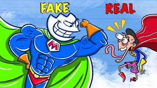 Real Vs Fake Commercials: Max Takes Over The League's Leading Role | Max's Puppy Dog Cartoons |