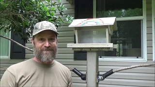 How to make an anti-squirrel bird feeder with an electric fence charger