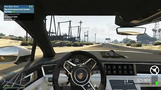 GTA V Rideshare in a Porsche #2 | Steering Wheel Gameplay