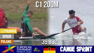 C1 Men 200m Final | ZUSTAUTAS Henrikas CHAMPION | European Championships Munich 2022