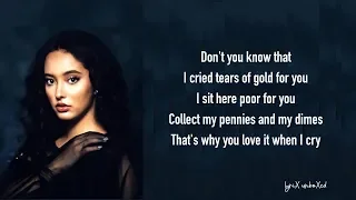 Faouzia - Tears of Gold (Lyrics)