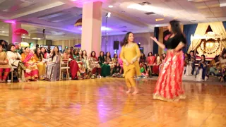 Barso Re (Naina and Manpreet Cover) -  Best Pakistani Mehndi Dance 2017