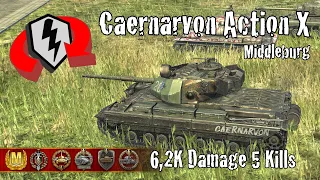 Caernarvon Action X  |  6,2K Damage 5 Kills  |  WoT Blitz Replays