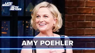 Amy Poehler Tries to Get Seth to Cry on Late Night's 10th Anniversary