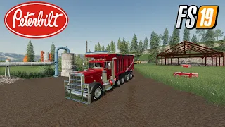 NEW PETERBILT 379 DUMP TRUCK 🚧 PUBLIC WORKS 🚧 FS19 FELSBRUNN EDIT TP MAP FARMING SIMULATOR 19