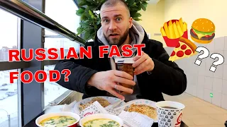 RUSSIAN FAST FOOD! Ordering and Eating at Teremok  (Теремок)