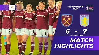 HIGHLIGHTS | West Ham Women vs Aston Villa WFC | Women's FA Cup | 2023