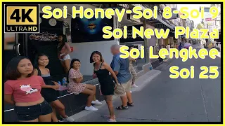 Soi Honey-Soi 8-Soi 9-Soi 25-Soi Lengkee-Soi New Plaza--Pattaya 27 November Thailand 4K Ultra HD