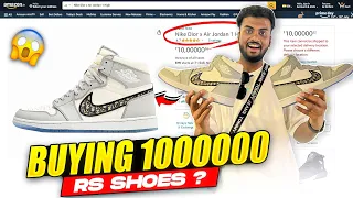 Buying 1000000 rs Nike Jordan Dior Shoes ? 😱 World's Rarest & Costly Shoes Review