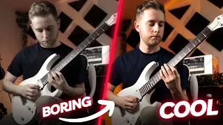 Making a boring riff cool in 1 minute