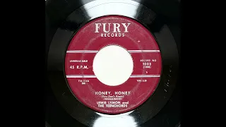 LEWIS LYMON & THE TEENCHORDS - HONEY, HONEY - FURY 1003, 45 RPM!