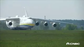 World's largest plane takes off | CNBC International