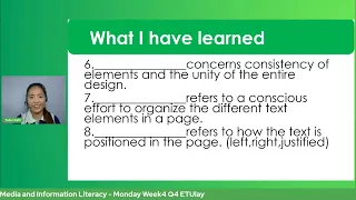 Media and Information Literacy  - Monday Week4 Q4 ETUlay