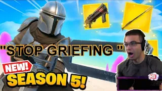 NICK EH 30 GETS HIS CUSTOMS *GRIEFED* BY STREAM SNIPERS AGAIN! - FORTNITE SEASON 5