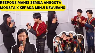 Gemes! Respon Monsta X Saat Minji NewJeans Melakukan Kesalahan, Monsta X and Minji Sweet Interaction