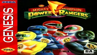 Mighty Morphin Power Rangers (Sega Genesis) - Full Gameplay
