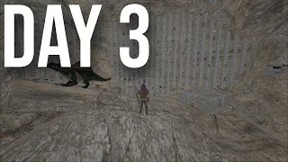 Building OP Base Spot Day 3! - ARK PVP