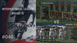 PES 2001 | Pertandingan Portugal vs Spain | International League - Round 12 | PS2