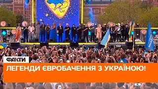 💙💛 Запрошуємо світ заспівати разом з нами! Зірки Євробачення виконали гімн України
