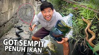 SESER DI GOT SEMPIT PENUH IKAN! DAPET BANYAK BANGET IKAN DISINI!