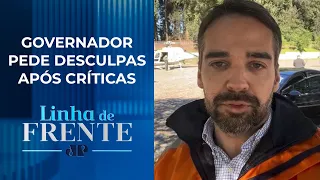 Eduardo Leite afirma que doações podem prejudicar comércio local do RS | LINHA DE FRENTE