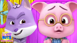 Three Little Pigs And The Big Bad Wolf | Short Stories For Toddler | Cartoon Videos For Babies