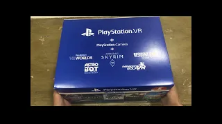 PlayStation VR unboxing .. فتح الصندوق لنظارة الواقع الافتراضي للبلايستيشن