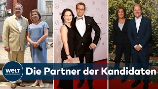 BUNDESTAGSWAHL 2021 - Das sind die Partner an der Seite der Kanzlerkandidaten