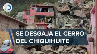 Se desgaja el Cerro del Chiquihuite en Tlalnepantla; hay 4 personas desparecidas