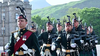 The Royal Regiment of Scotland, 5 SCOTS at the 2024 first Mounting of The Guard at Holyrood Palace