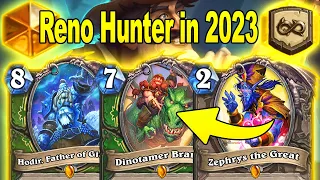 My New Reno Hunter in 2023 Is Much Stronger Than You May Think At Titans Mini-Set | Hearthstone