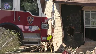 Investigation underway after San Antonio fire truck crashes into home