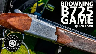 Browning B725 Game Quick Look