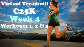 Virtual Treadmill C25K Week 4, Workouts 1, 2 and 3