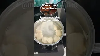 Massa rápida de macarrão!                       Receita completa clique na foto do perfil.