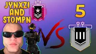 JYNXZI AND ST0MPN VS 5 SILVERS IN RAINBOW SIX SIEGE...