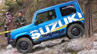 愛知スズキ 新型ジムニー  JDM 2019 Suzuki Jimny Off-road action