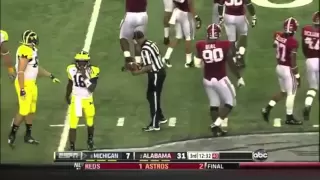 2012 Cowboys Classic - #8 Michigan vs. #2 Alabama Highlights