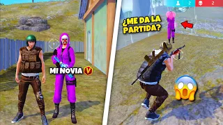 JUGUE EN MI CUENTA SECUNDARIA Y ME EMPAREJÓ CON MI NOVIA 😱 FREE FIRE