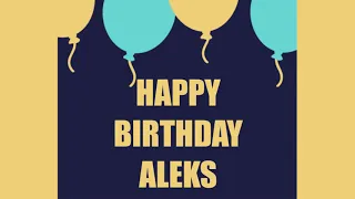 Happy Birthday Aleks | PersonalSongs