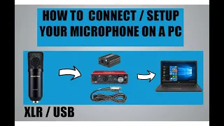 How to connect / Setup your microphone on your PC