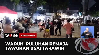 Tawuran Remaja Pecah Usai Sholat Tarawih di Depan Islamic Center Koja | Kabar Pagi tvOne