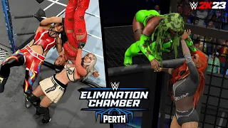 Women's Elimination Chamber match 2024 Prediction Highlights | WWE 2K23