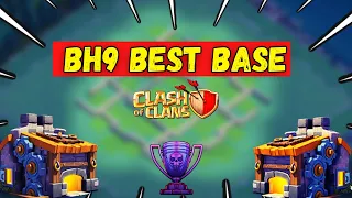 🔥Top 10🔥 NEW BH9 BASE 2022 (Anti 2 Star) | Best Builder Hall 9 Base Link | Clash of Clans