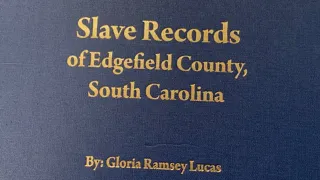 ENSLAVED PEOPLE AND SLAVE OWNERS | Edgefield, South Carolina