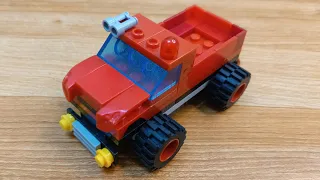 #bricks #lego #toy #car easy way to make cool red pick up truck from lego.